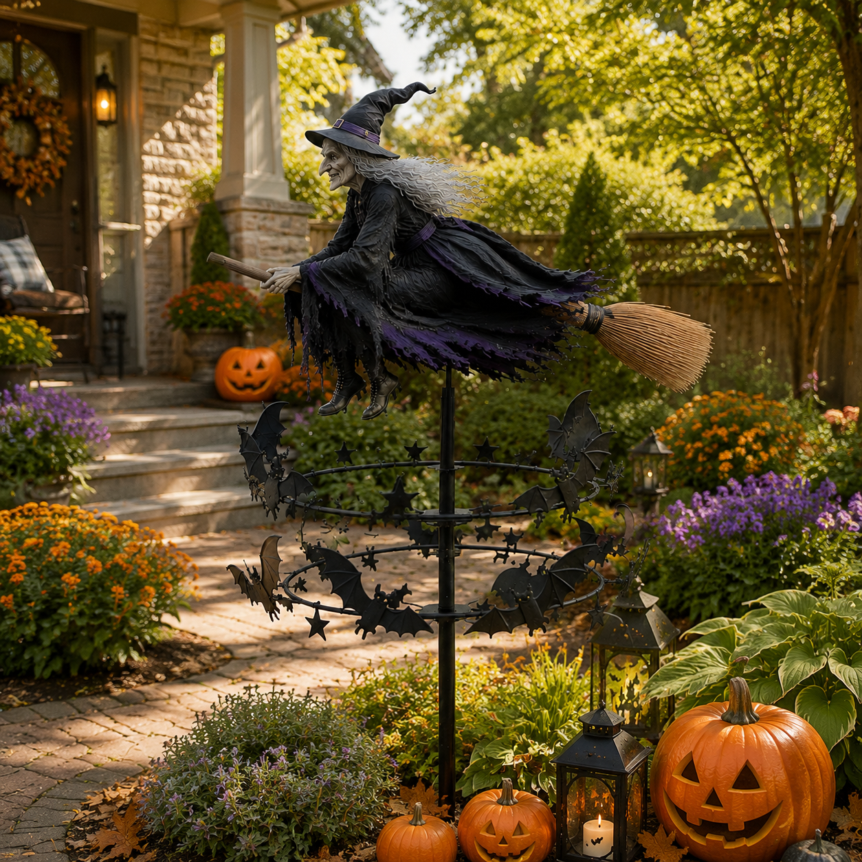 🔥 Limited time 70% OFF – 🧙♀️ The Enchanted Witch Garden Wind Spinner