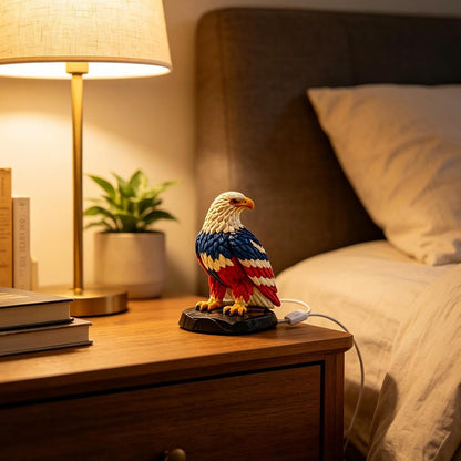 ⚡️Independence Day 49% OFF🦅🌙U.S. 250th Eagle Stained Glass Table Lamp✨