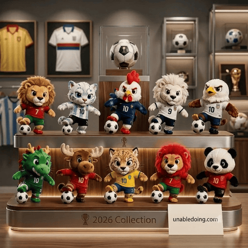 🌍⚽ 2026 International Mascot Soccer Stars Plush Doll Collection 🏆