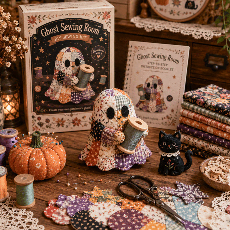 🔥49% Off Last Day - 👻 Little Ghost’s Cozy Halloween DIY Patchwork Kit