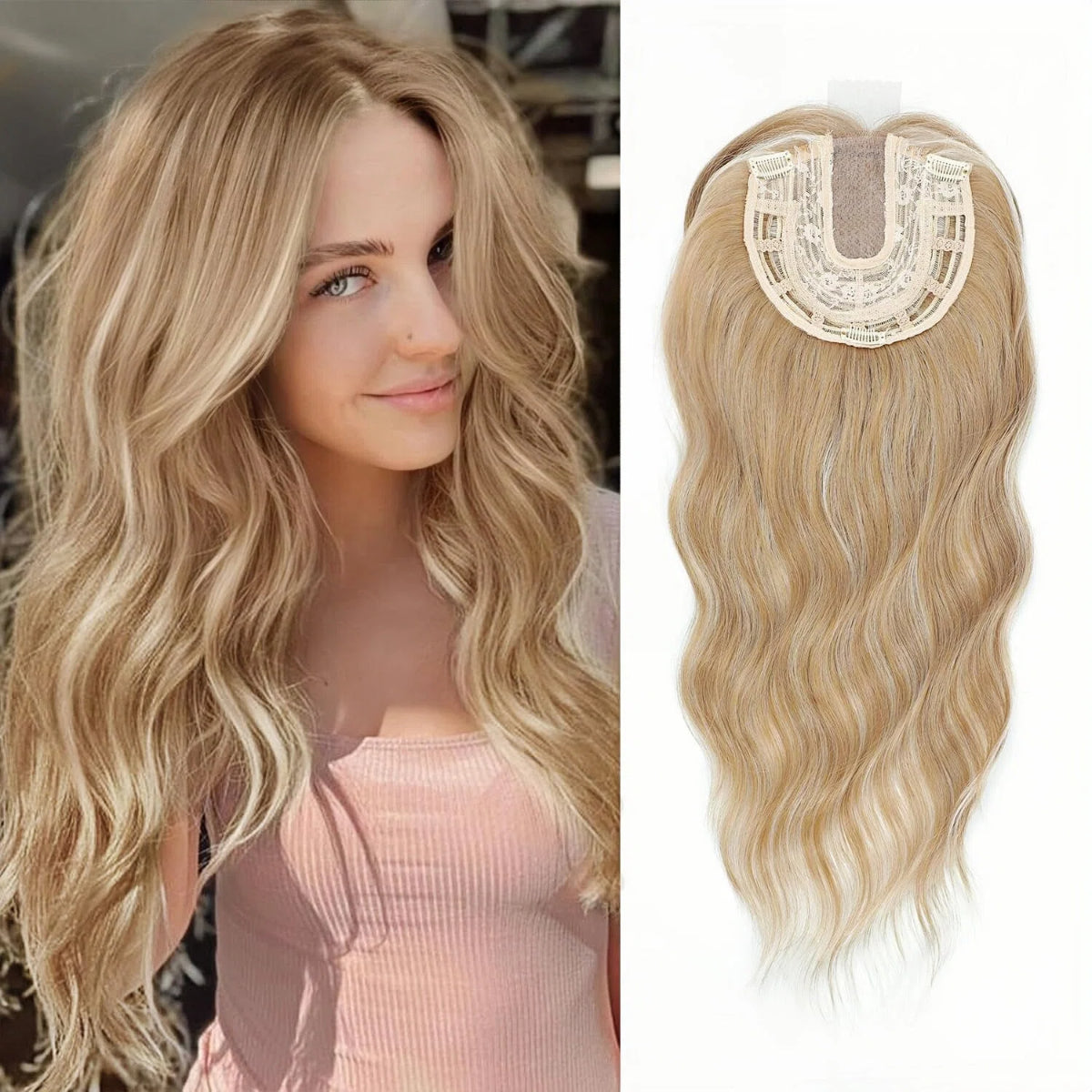 🔥Champagne Blonde with Highlights