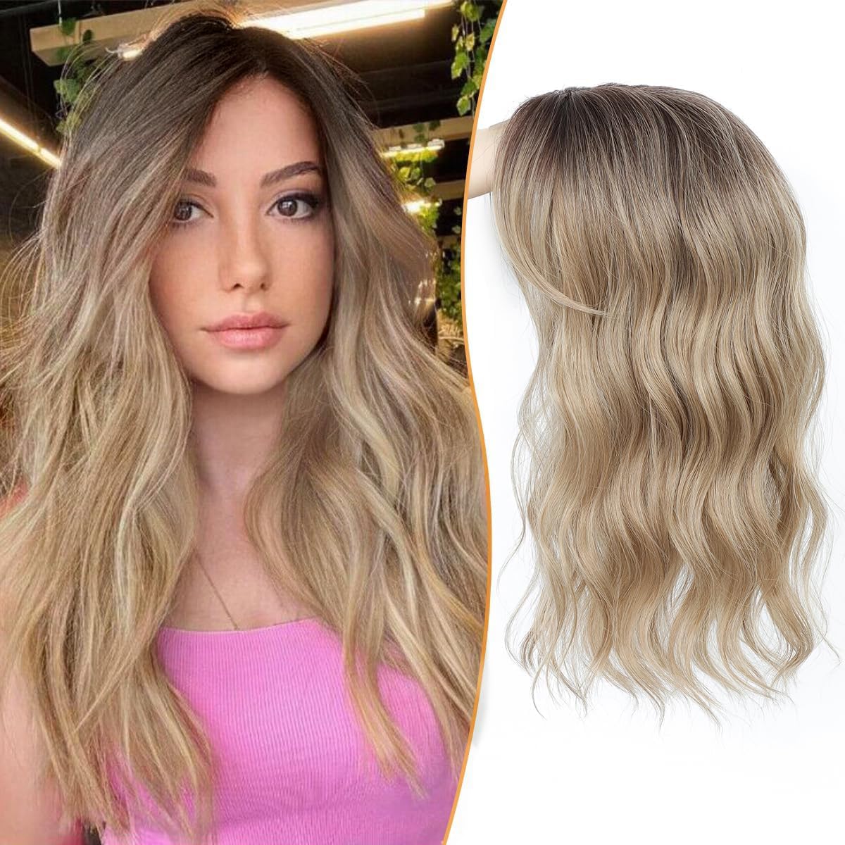 🔥Ombre Blonde With Dark Root