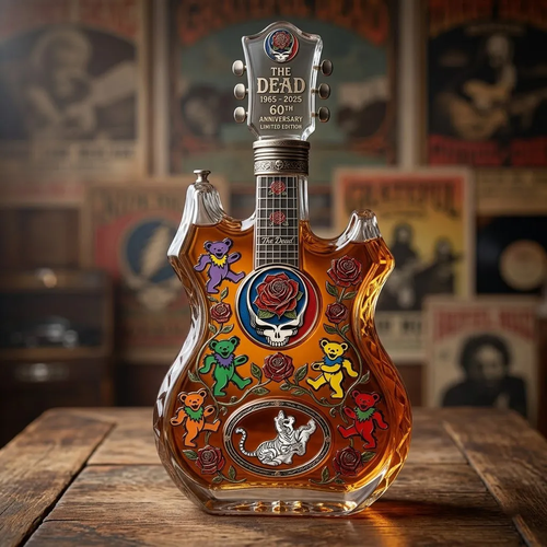 Grateful Dead 60th Anniversary Guitar Decanter（1965-2025）
