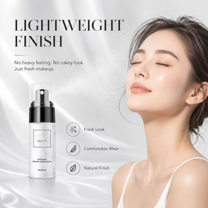 Mattifying ✨ Waterproof 💦 Makeup Setting Spray 💄 – Long-Lasting Oil Control 🌸 & Fresh-Looking Finish-QR
