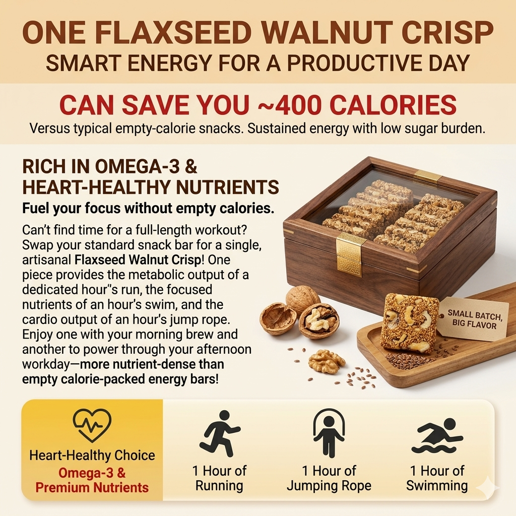 🔥🔥Premium Flaxseed & Whole Walnut Cellular Energy Bites