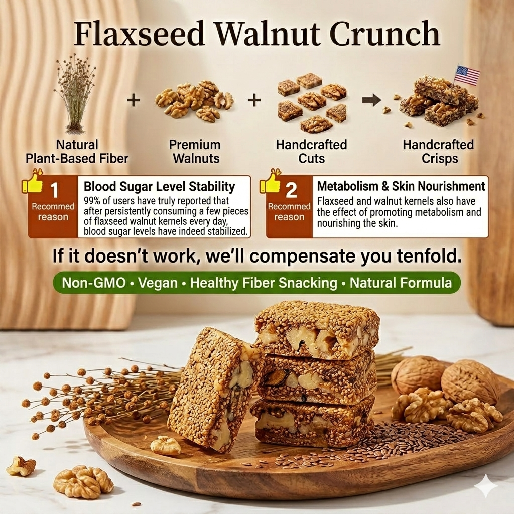 🔥🔥Premium Flaxseed & Whole Walnut Cellular Energy Bites
